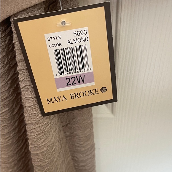 Pearl-Trim Taupe Dress and Jacket Set - Women’s Wedding Occasion - Picture 2 of 10